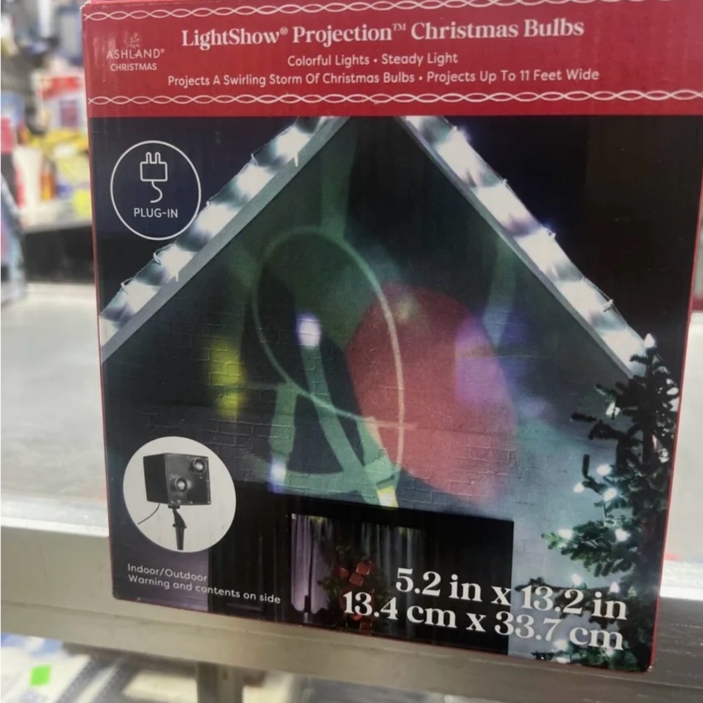 New Ashland light show projection Christmas light display